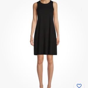Time and Tru Women’s Black Sleeveless Knit Dress Size XL NEW